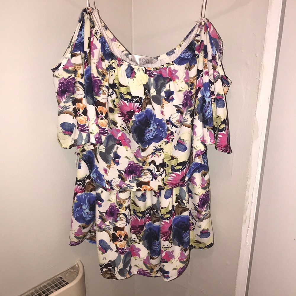 Off the shoulder romper